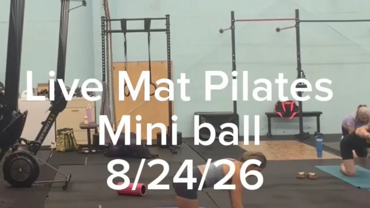 Live Mat Pilates | Mini ball | 40 min