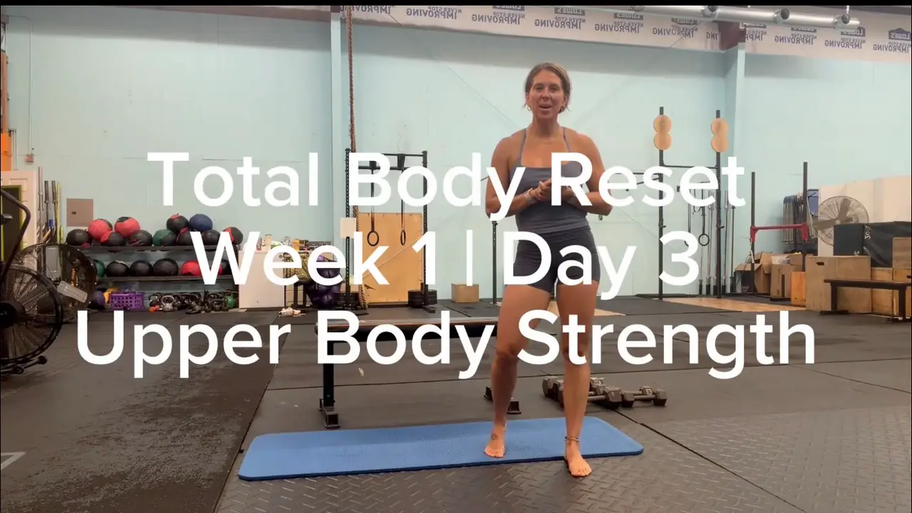 Total Body Reset | Week 1 | Day 3 | Upper Body Strength