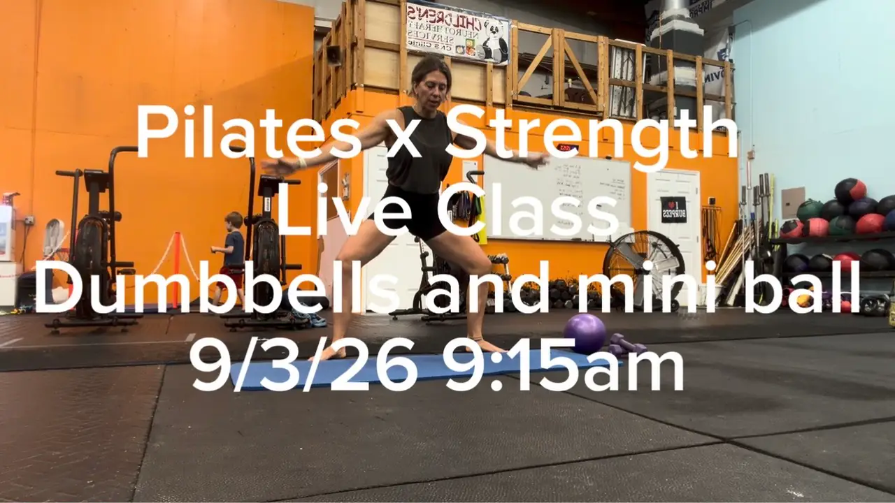 Pilates x Strength | Live Class | 9:15am