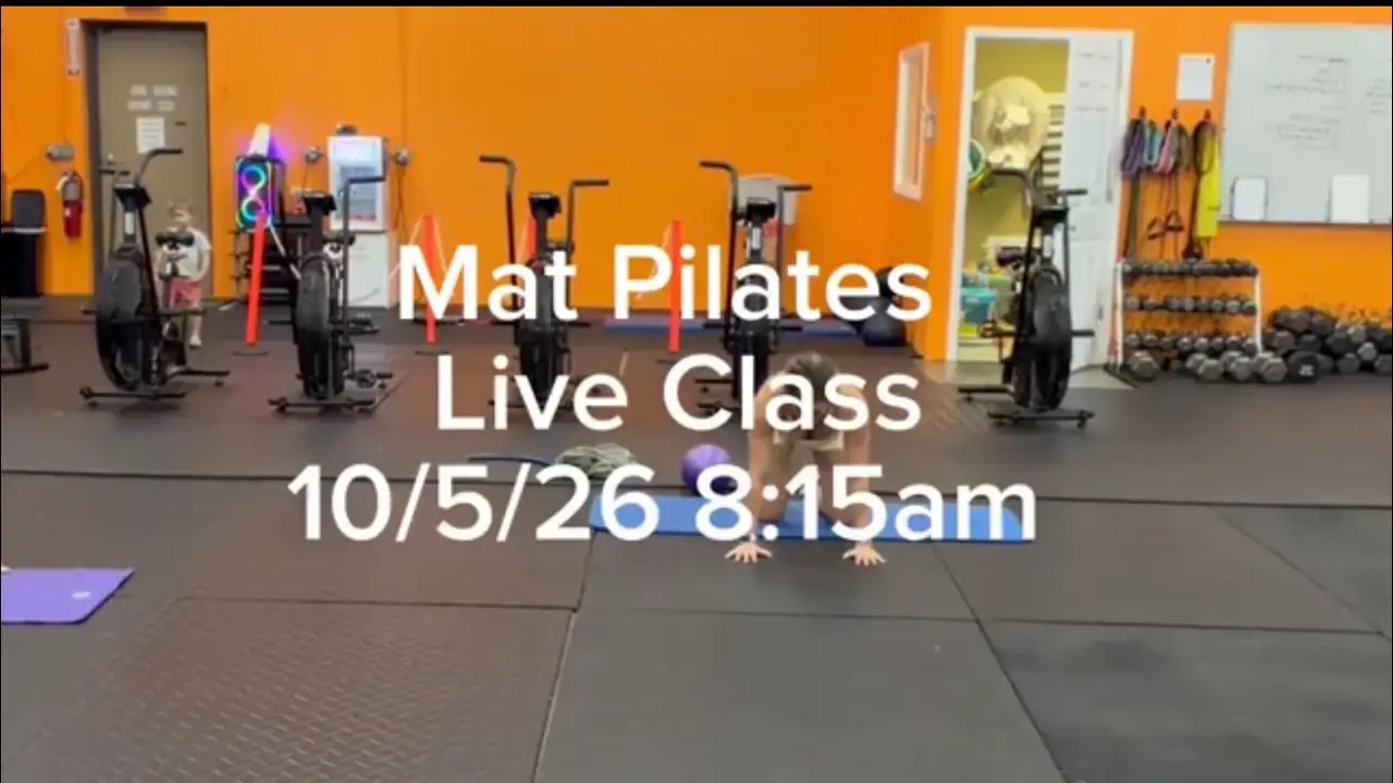 Mat Pilates | Live Class | 10/5/26 8:15am