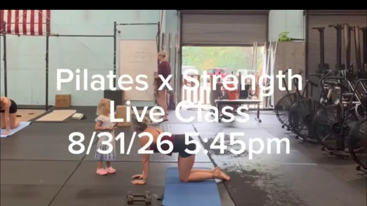 Pilates x strength | live class | 8/31/26