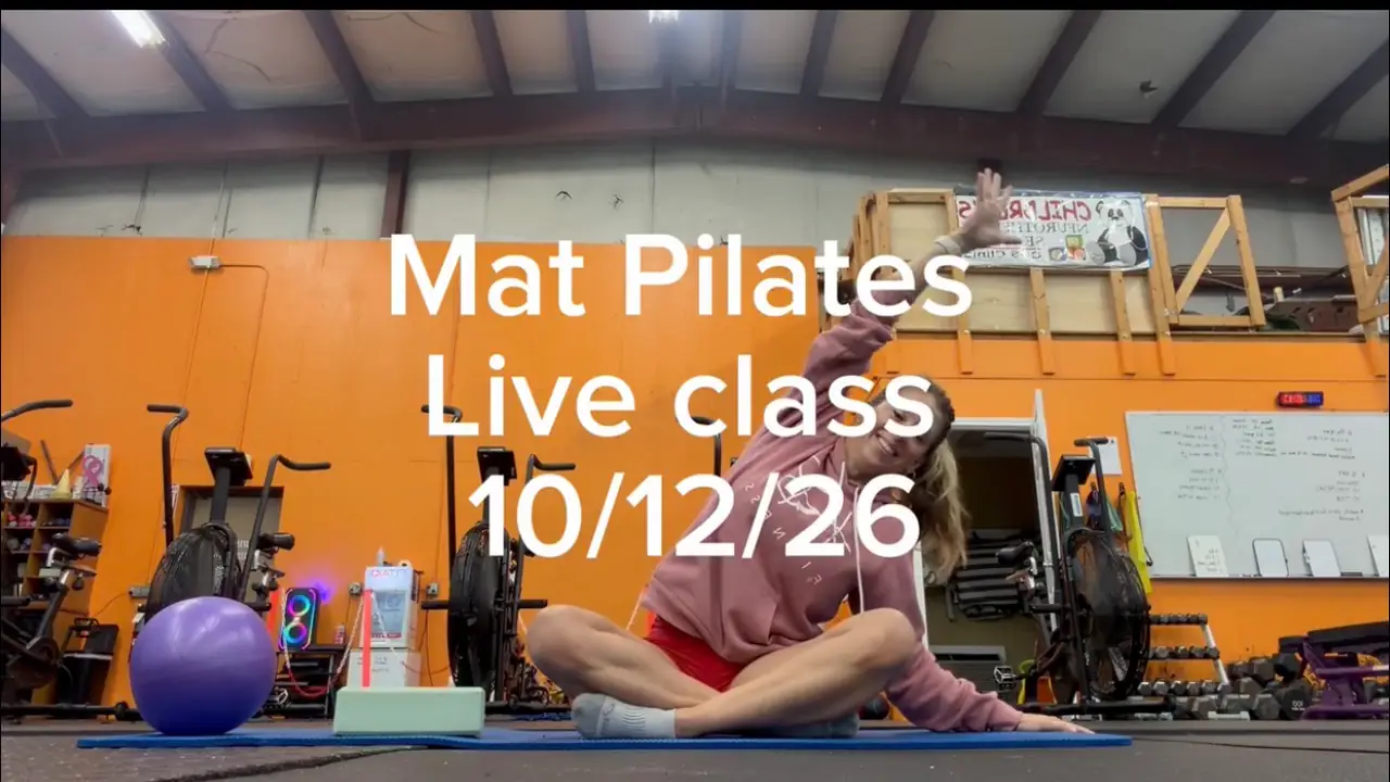 Mat Pilates | Live Class | 10/12/26
