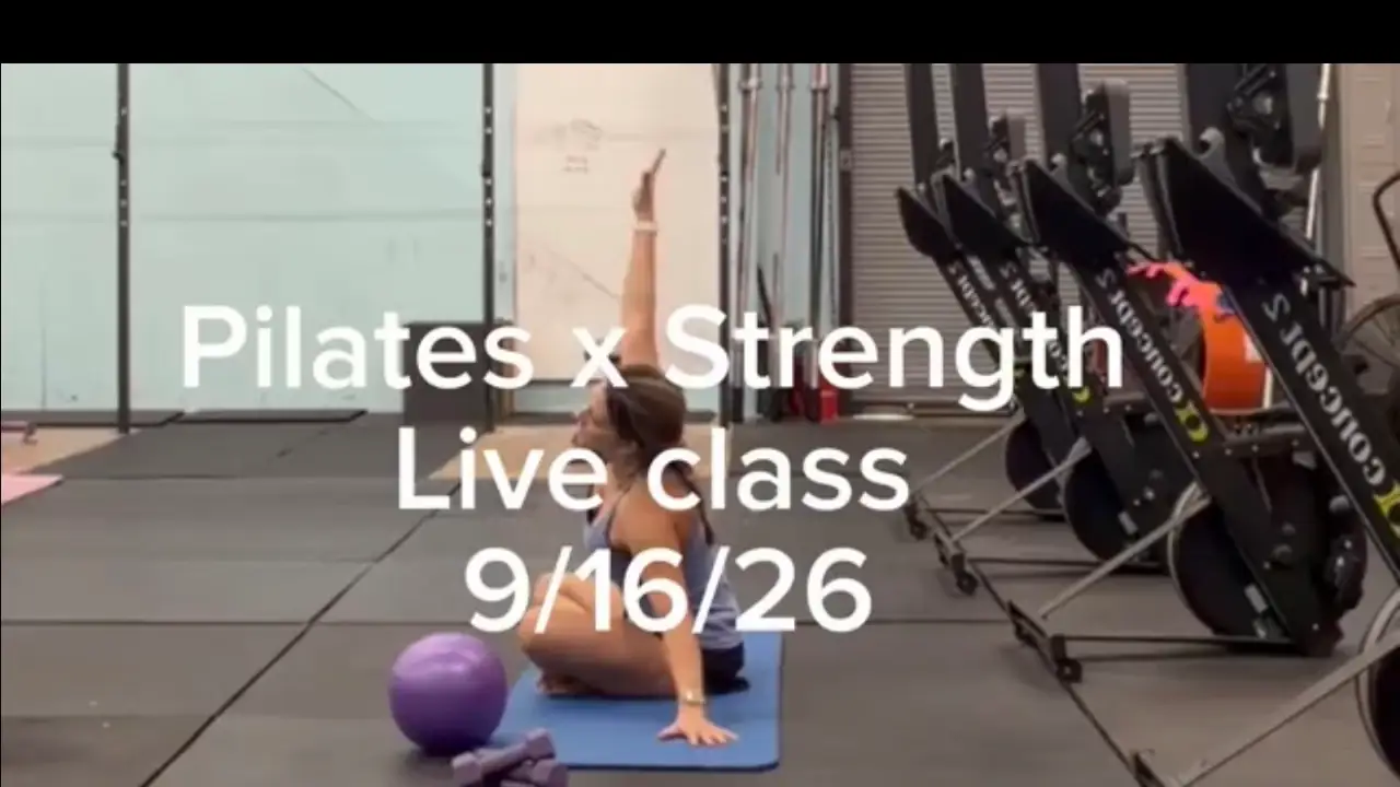 Pilates x Strength | Live Class | 9/16/26