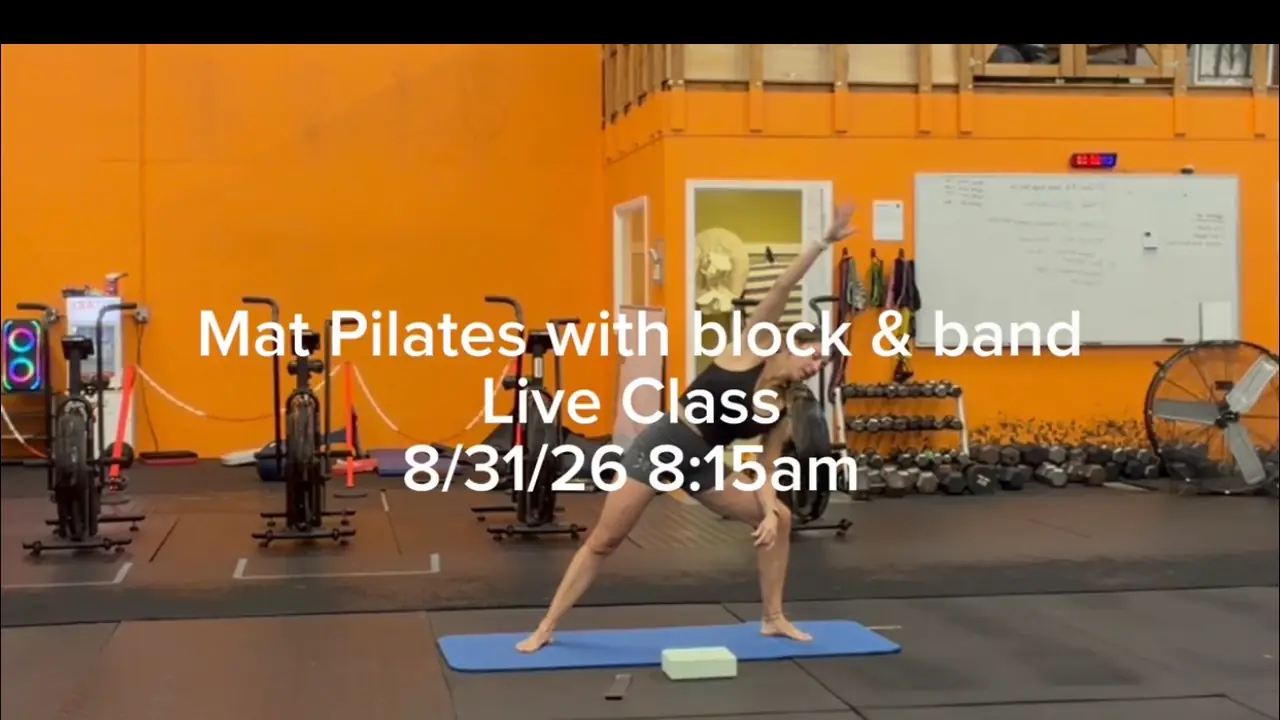 Mat Pilates | live class | 8/31/26