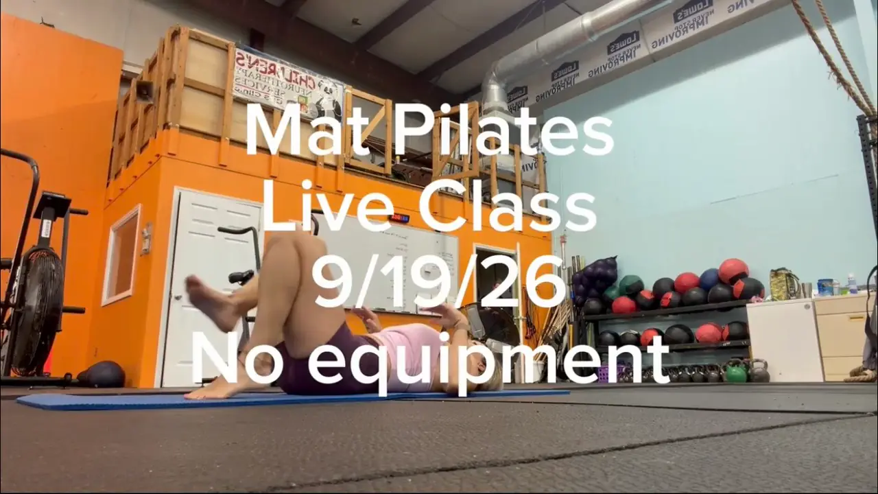 Mat Pilates | Live Class | 9/19/26