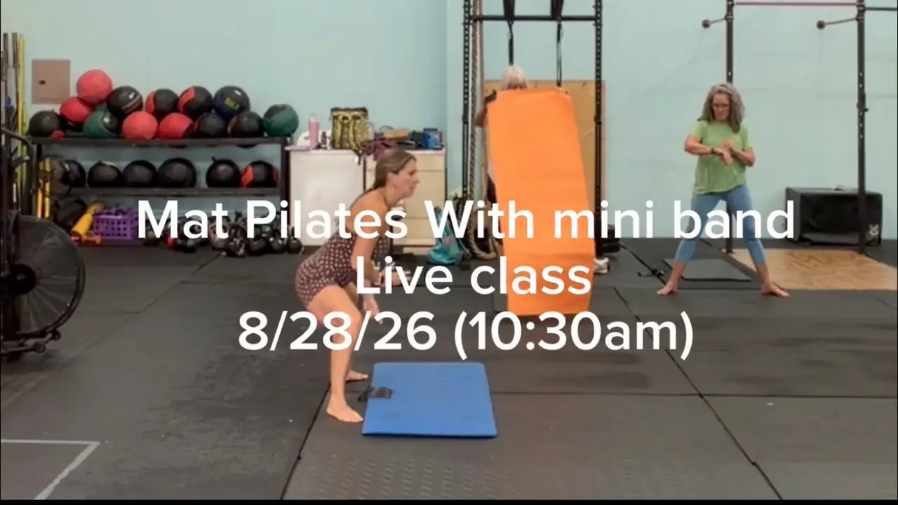Mat Pilates with mini band | live class | 8/28/26