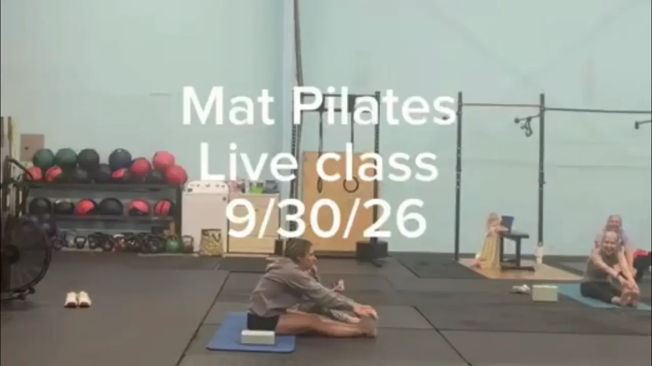 Mat Pilates | Live Class | 9/30/26