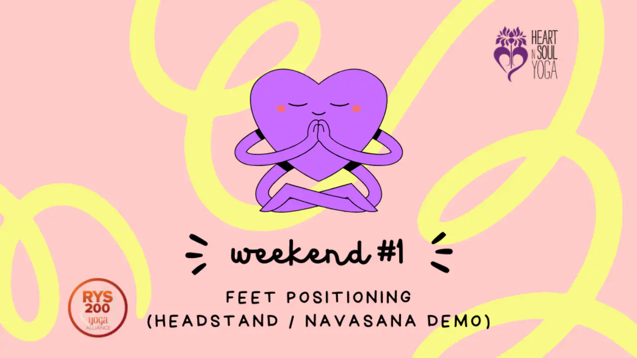 Feet Positioning (Headstand : Navasana)