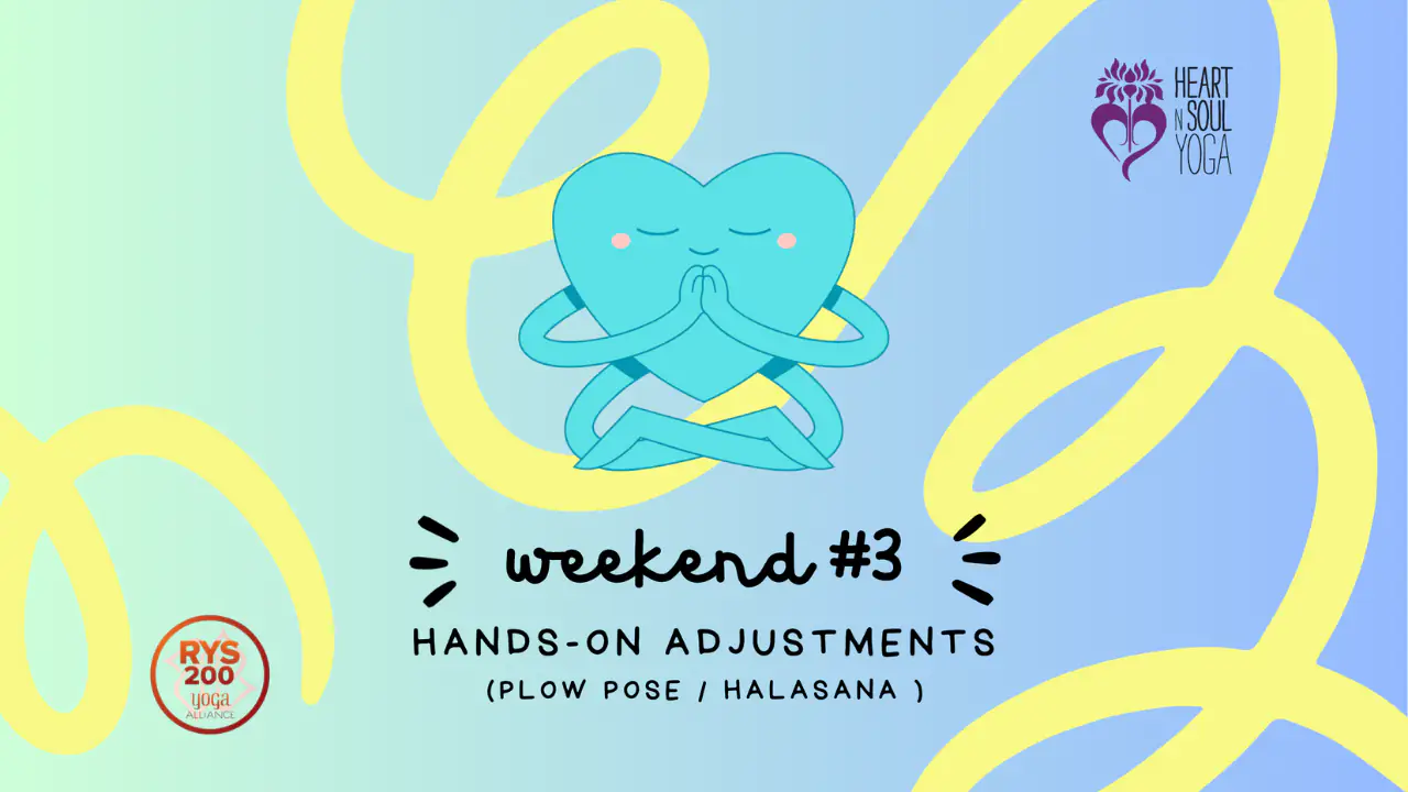hands-on adjustments (plow pose / halasana )