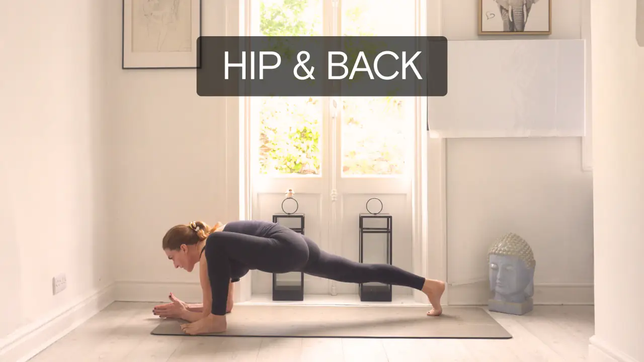 30 min hip & back release flow